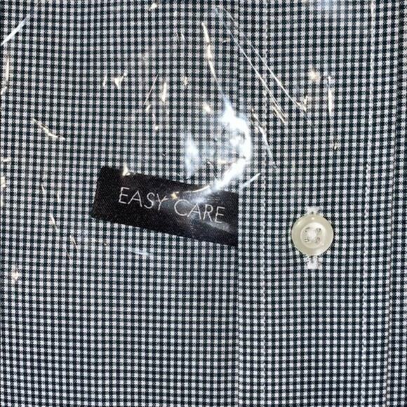 Jos. A Bank executive collection green buffalo plaid button front shirt | Sz 16 - Picture 4 of 6